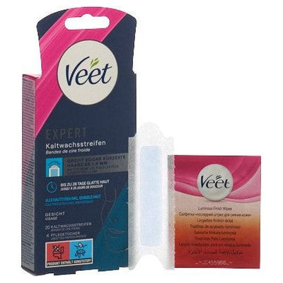 VEET EXPERT Kaltwachsstreifen Gesicht - COSMONDO