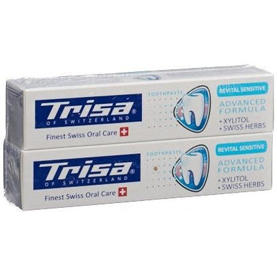 Trisa Zahnpasta Revital Sensitive Swiss Herbs - COSMONDO