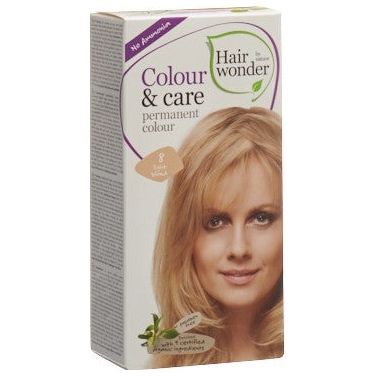 HENNA Hairwonder Colour & Care 8 hell blond - COSMONDO