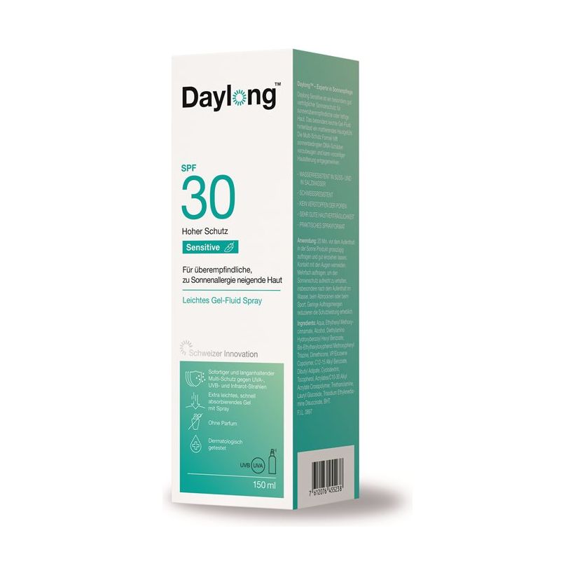 Daylong Sensitive Gel-Fluid Spray SPF30