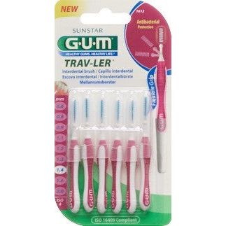 GUM Trav-Ler 1.4mm ISO 4 cylindric pink - COSMONDO