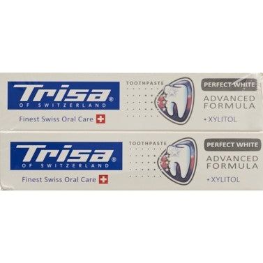 Trisa Zahnpasta Pure White Swiss Herbs - COSMONDO