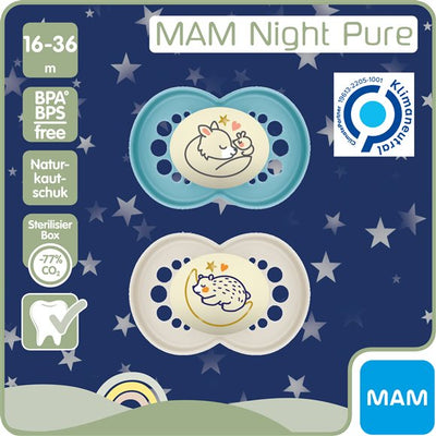 MAM Night Nuggi Kautschuk 16-36m - COSMONDO