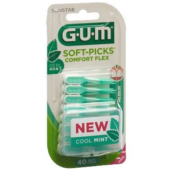 GUM Soft-Picks Comfort Flex Regular Cool Mint - COSMONDO