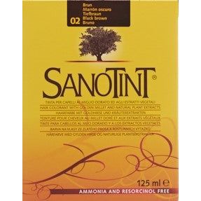 SANOTINT Haarfarbe 02 tiefbraun - COSMONDO