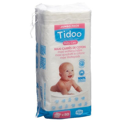 Tidoo Maxi Baumwoll-Quadrate Familie Bio - COSMONDO