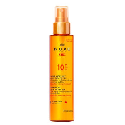NUXE SUN Huile Bronz Vis&Corps Spf10 - COSMONDO