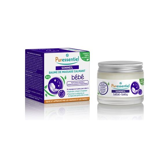 Puressentiel Beruhigender Massagebalsam Baby mit 3 ätherischen Ölen - COSMONDO