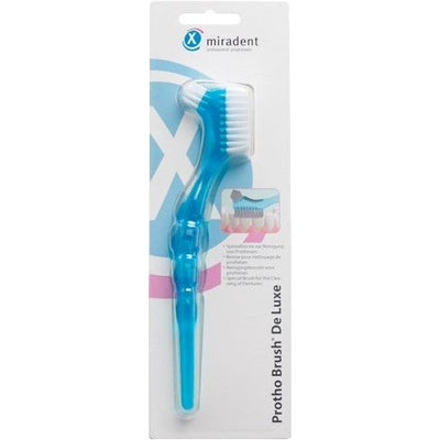 MIRADENT Protho Brush De Luxe Prothesenzahnbü blau - COSMONDO
