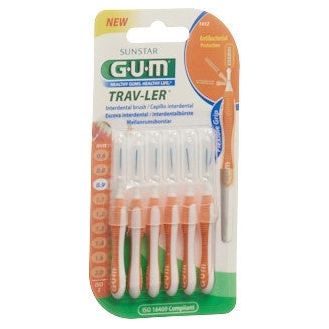 GUM Trav-Ler 0.9mm ISO 2 cylindric orange - COSMONDO