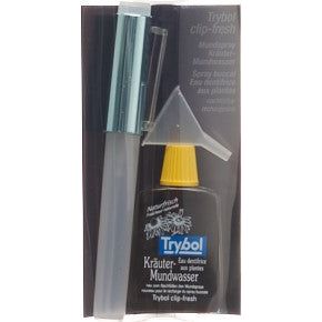 TRYBOL Mundspr clip-fresh blau 8ml +Mundwass 20ml - COSMONDO