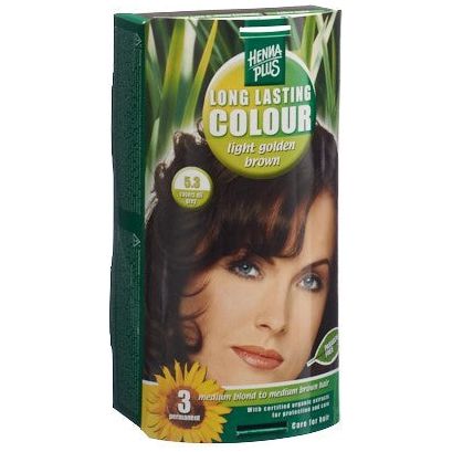 HENNA PLUS Long Last Colour 5.3 hellgoldbraun - COSMONDO