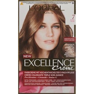 EXCELLENCE Creme Triple Prot 7 blond - COSMONDO