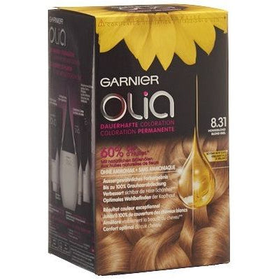 OLIA Haarfarbe 8.31 Golden Ashy Blond - COSMONDO