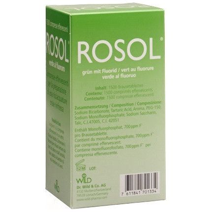 Rosol Fluorid Brausetabletten - COSMONDO