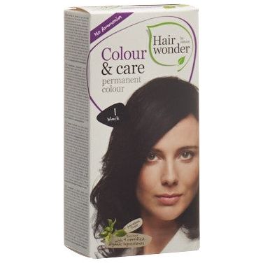 HENNA Hairwonder Colour & Care 1 schwarz - COSMONDO