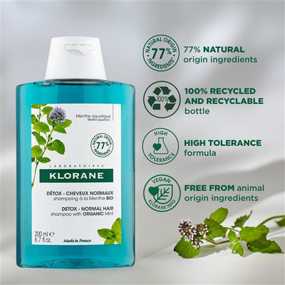 KLORANE Wasserminze Bio Shampoo - COSMONDO