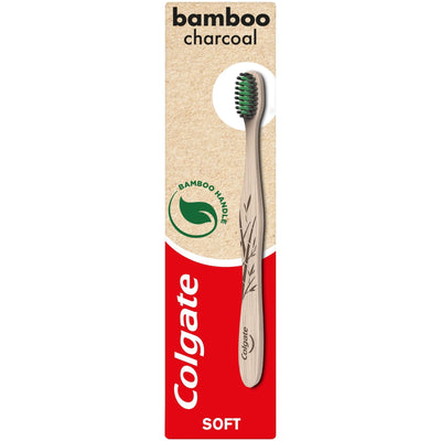 Colgate Bamboo Aktivkohle Zahnbürste - COSMONDO