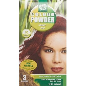 HENNA PLUS Colour Powder 55 super rot - COSMONDO