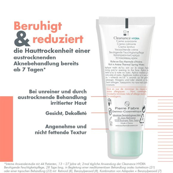 AVENE Cleanance HYDRA Creme (neu) - COSMONDO