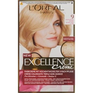 EXCELLENCE Creme Triple Prot 9 sehr helles blond - COSMONDO