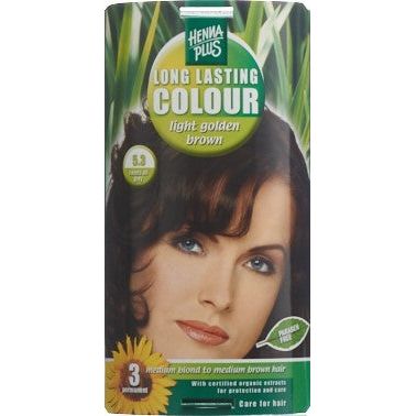HENNA PLUS Long Last Colour 5.3 hellgoldbraun - COSMONDO