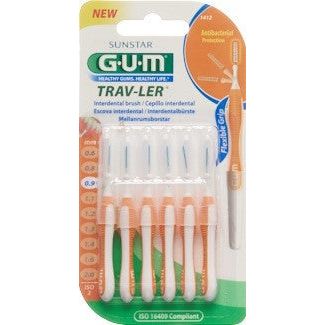 GUM Trav-Ler 0.9mm ISO 2 cylindric orange - COSMONDO