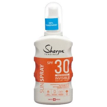Sherpa Tensing Sonnenspray SPF30 Invisible - COSMONDO