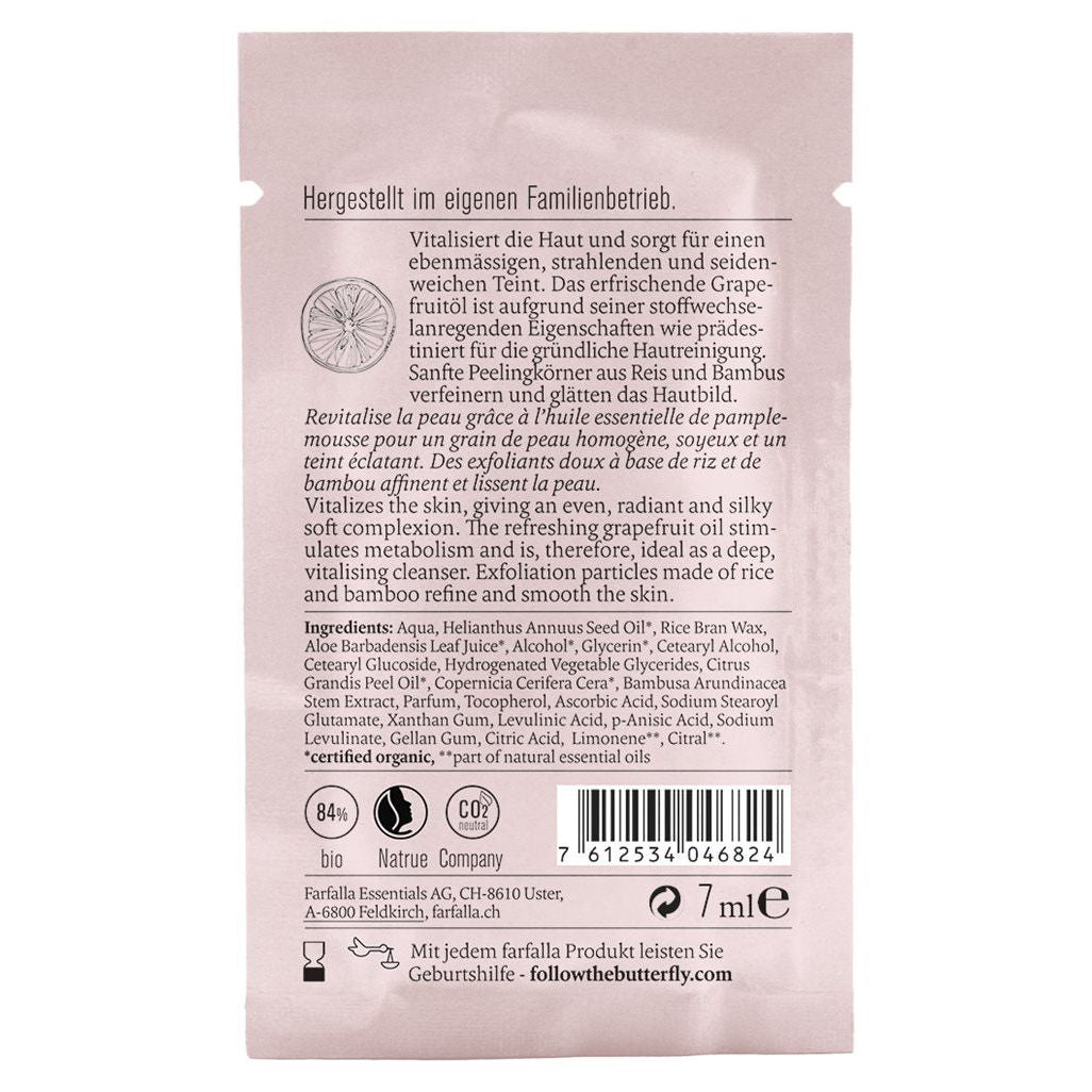 FARFALLA Sanftes Peeling Grapefruit - COSMONDO