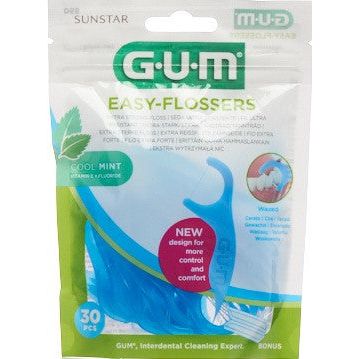 GUM Easy-Flossers Zahnseidesticks Cool Mint - COSMONDO