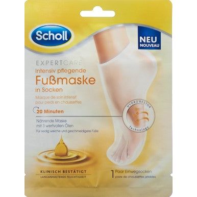 SCHOLL Intensiv pflegende Fussmaske 3-fach Ölkomplex