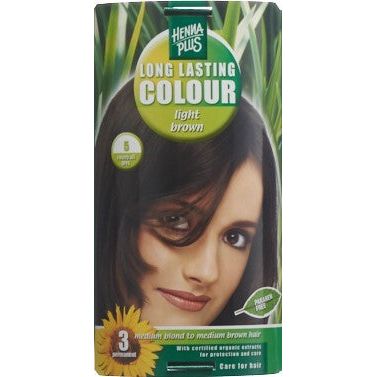 HENNA PLUS Long Last Colour 5 hellbraun - COSMONDO