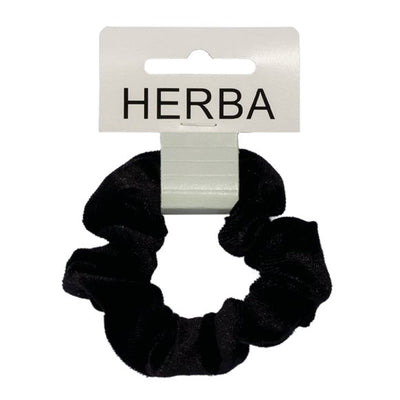 HERBA Scunci 9cm Samt schwarz - COSMONDO