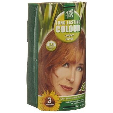 HENNA PLUS Long Last Colour 8.4 goldkupferblond - COSMONDO