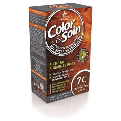 COLOR ET SOIN Coloration blond acajou 7M - COSMONDO