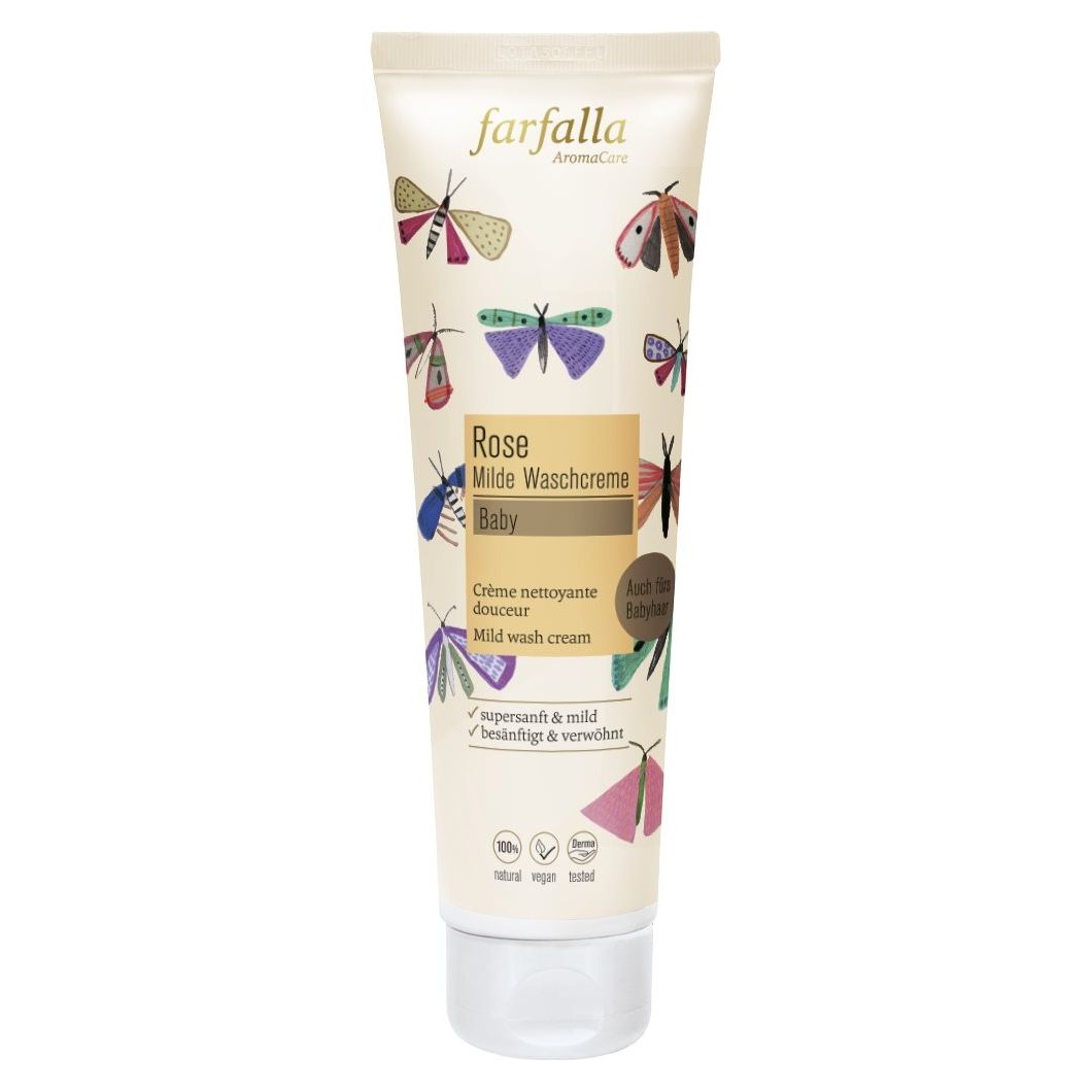 FARFALLA Baby Milde Waschcreme Rose - COSMONDO