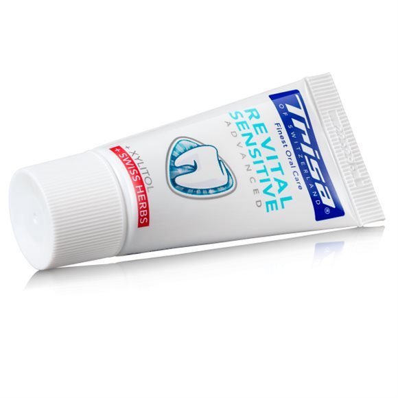 Trisa Zahnpasta Revital Sensitive Swiss Herbs - COSMONDO