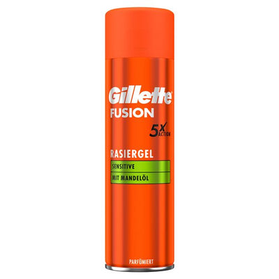 GILLETTE Fusion5 Sensitive Rasiergel - COSMONDO