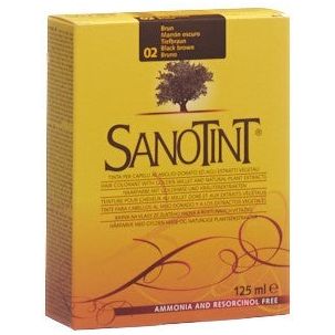 SANOTINT Haarfarbe 02 tiefbraun - COSMONDO
