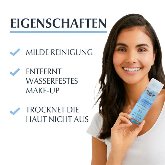 Eucerin DermatoCLEAN Mizellen Wasser 3-in-1 Big Fl
