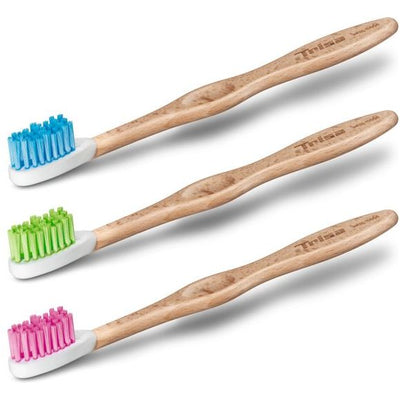 Trisa Natural Clean Holzzahnbürste Young soft - COSMONDO