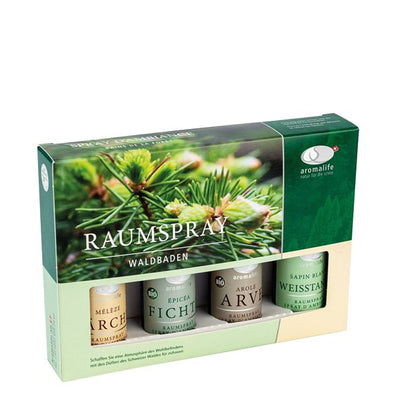 AROMALIFE Geschenkset Raumspray Waldbaden 4x30ml - COSMONDO
