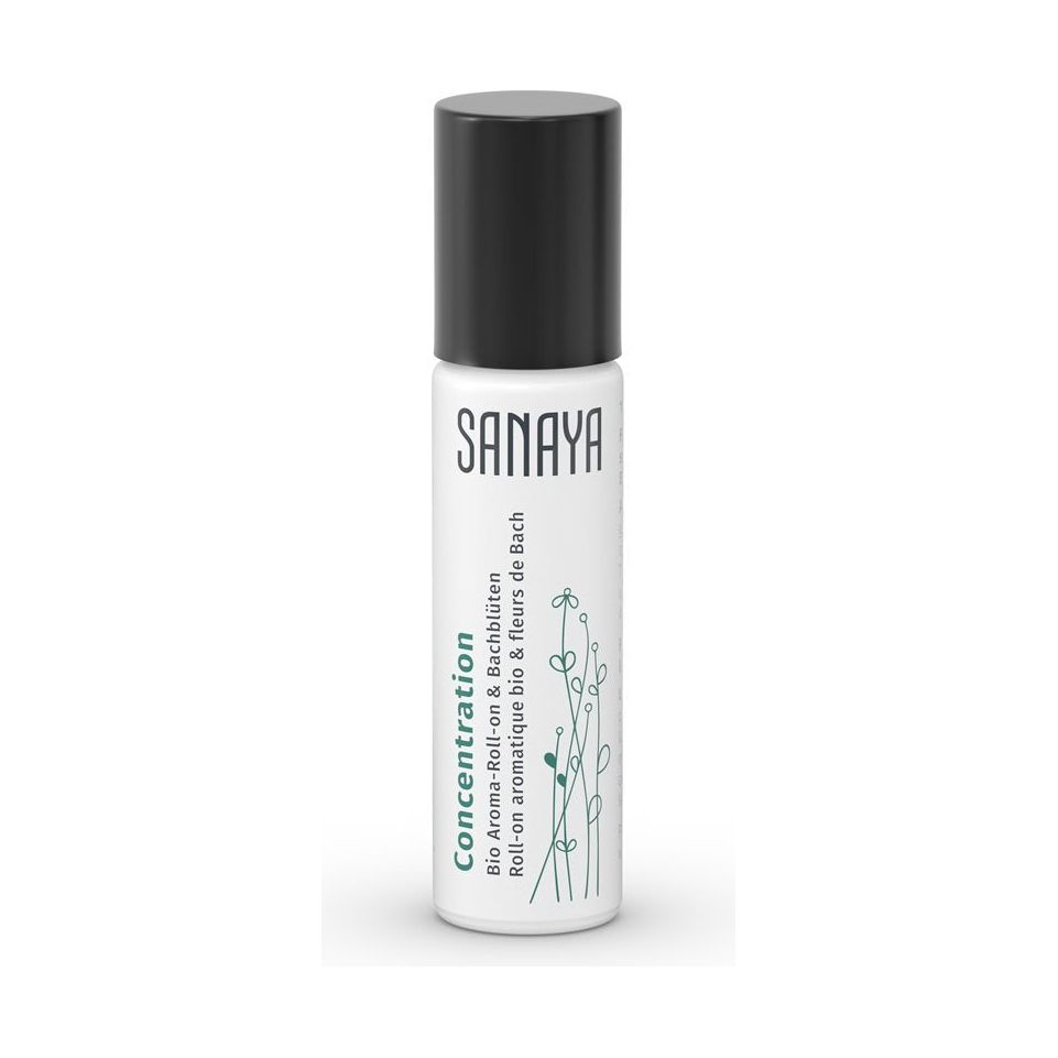Sanaya Aroma & Bachblüten Roll on Concentration Bio