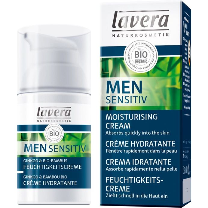 Lavera Men Sensitiv Feuchtigkeitscreme - COSMONDO