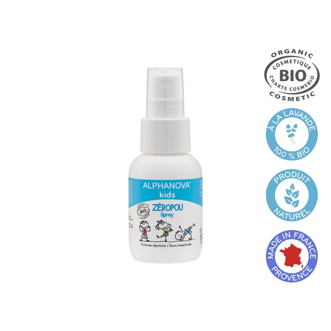 ALPHANOVA kids ZEROPOU spray préventif - COSMONDO