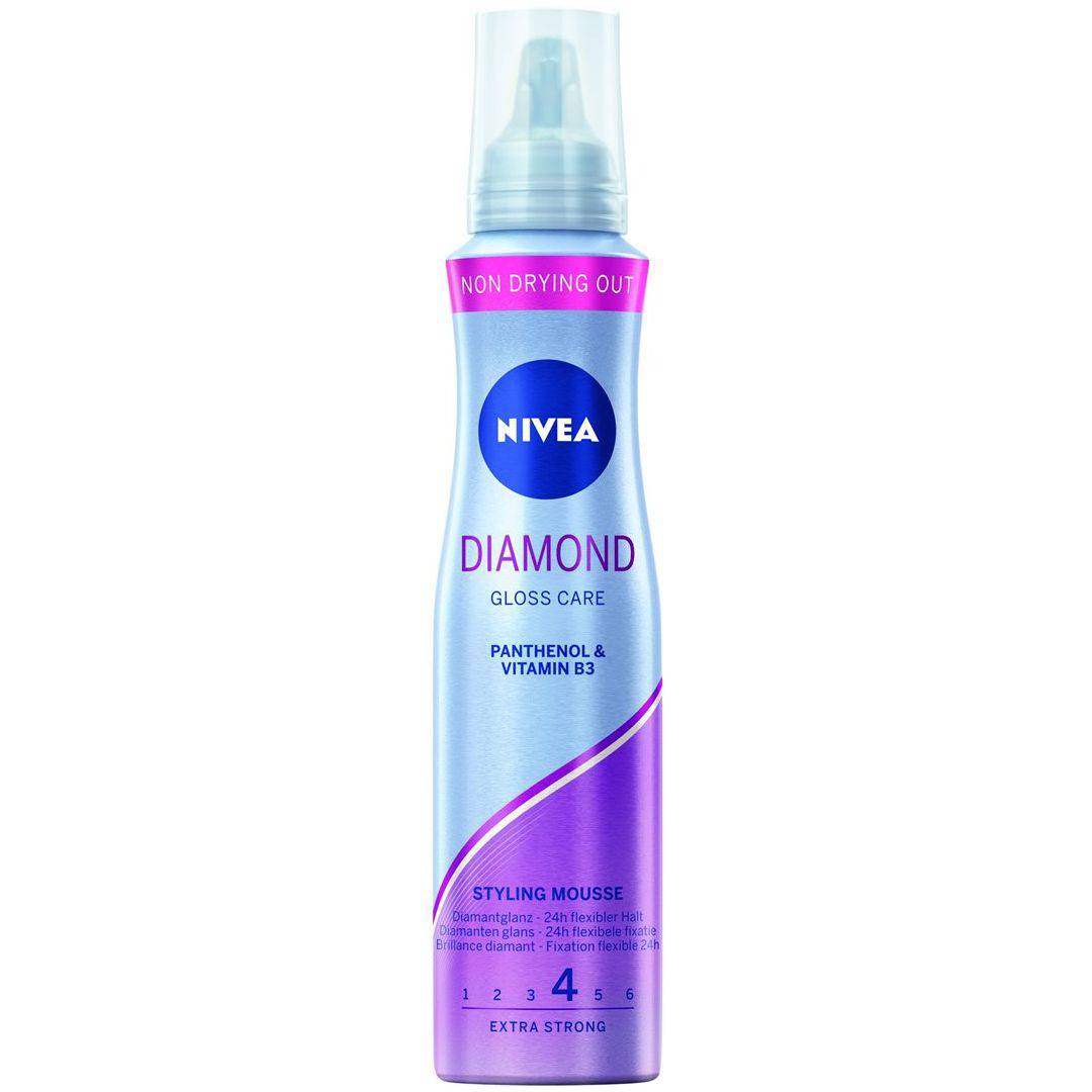 Nivea Hair Styling Schaumfestiger Diamond Gloss Care - COSMONDO