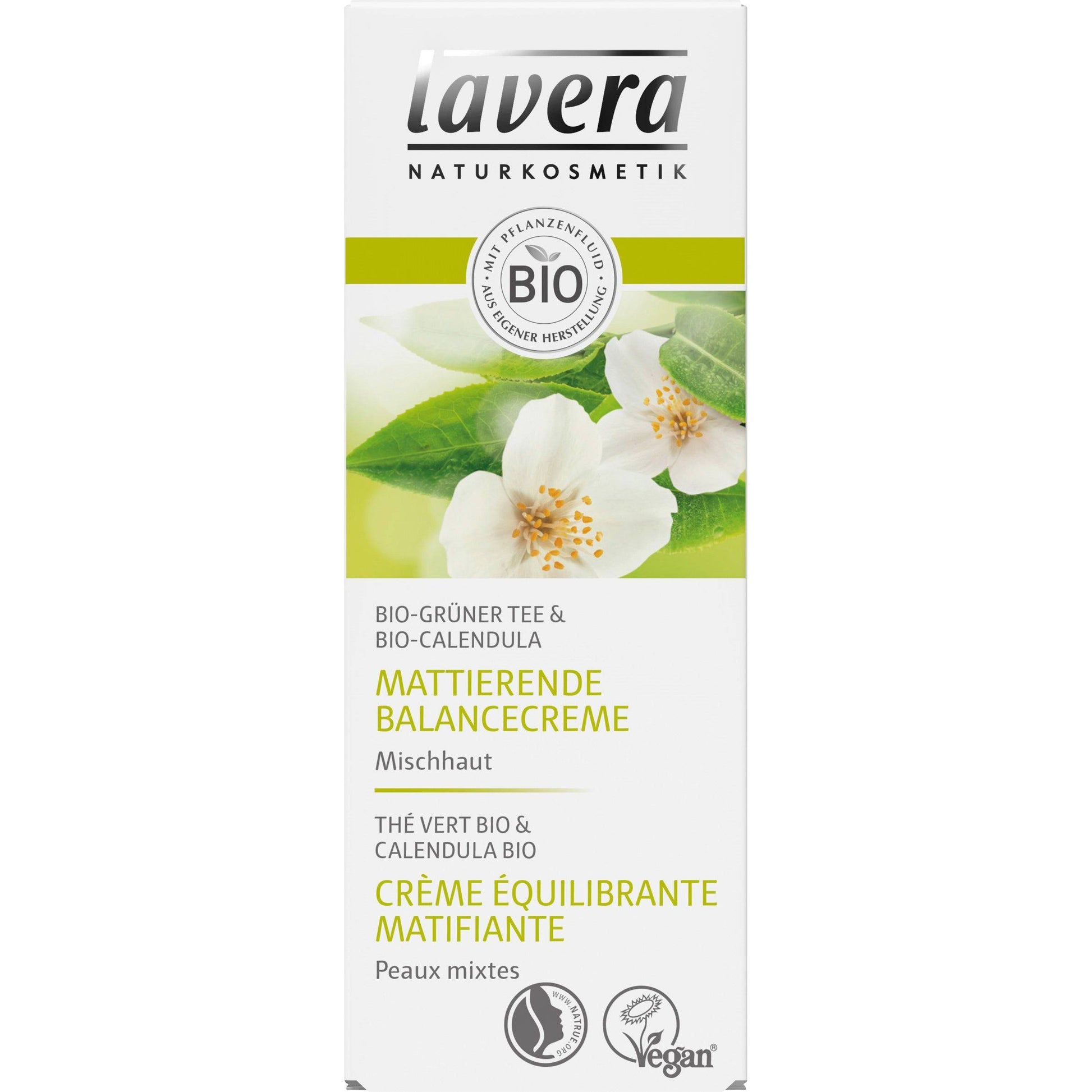 LAVERA Mattierende Balancecreme Grüner Tee - COSMONDO