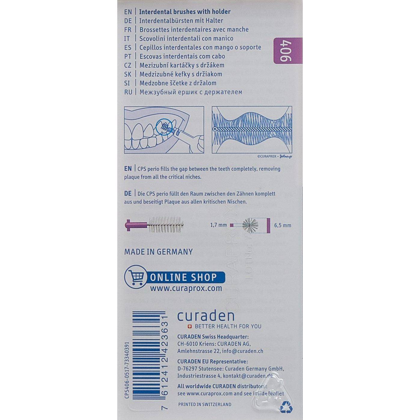 CURAPROX CPS 406 Interdentalbürsten - COSMONDO