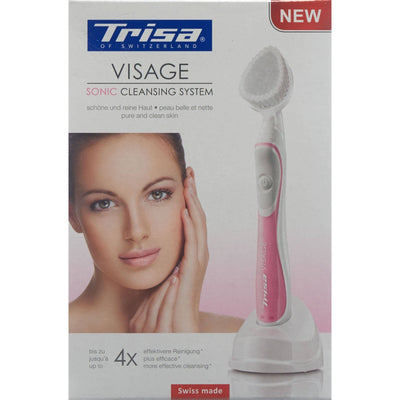 TRISA Visage Sonic Cleansing System pink - COSMONDO