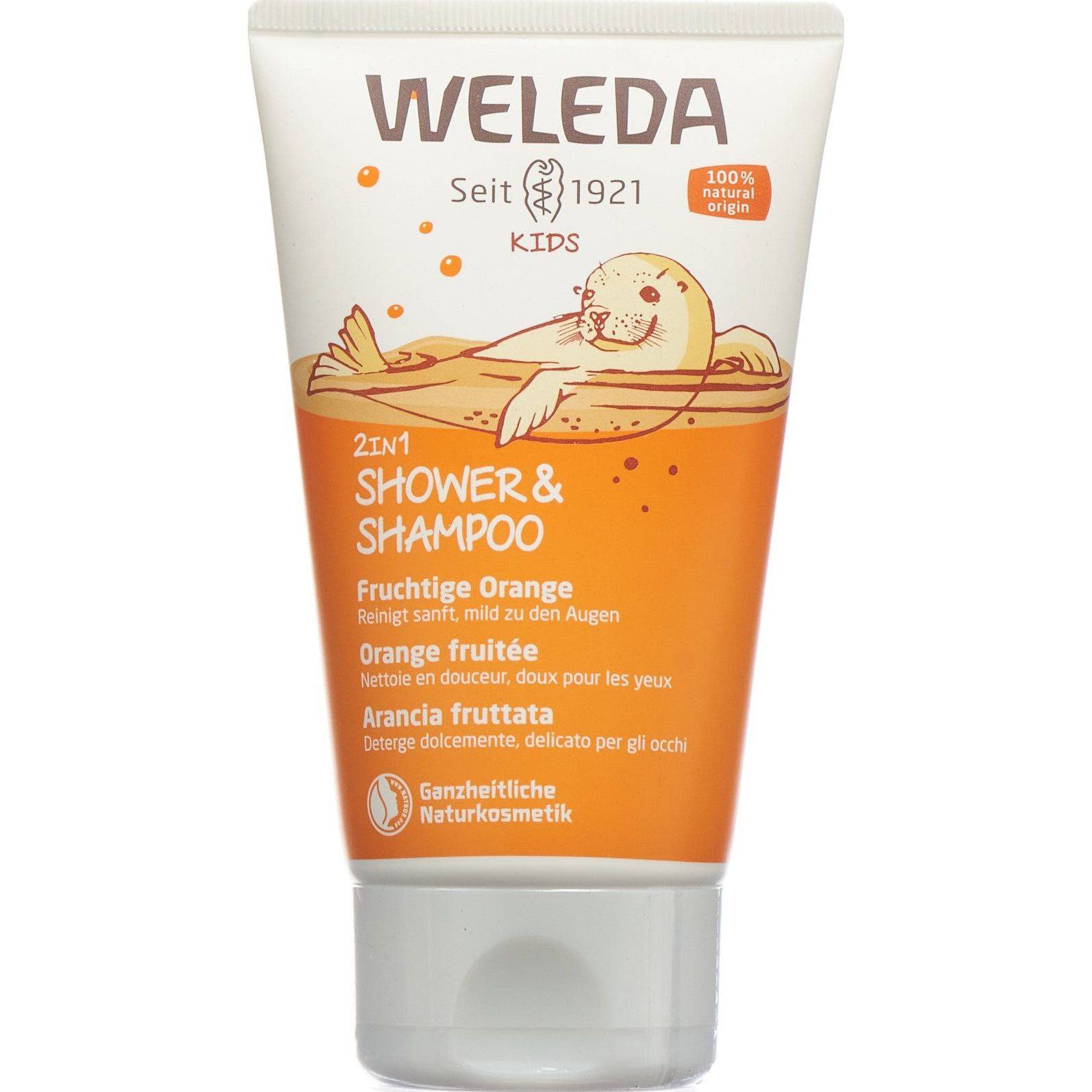 WELEDA KIDS 2in1 Shower&Shampoo Frucht Oran - COSMONDO